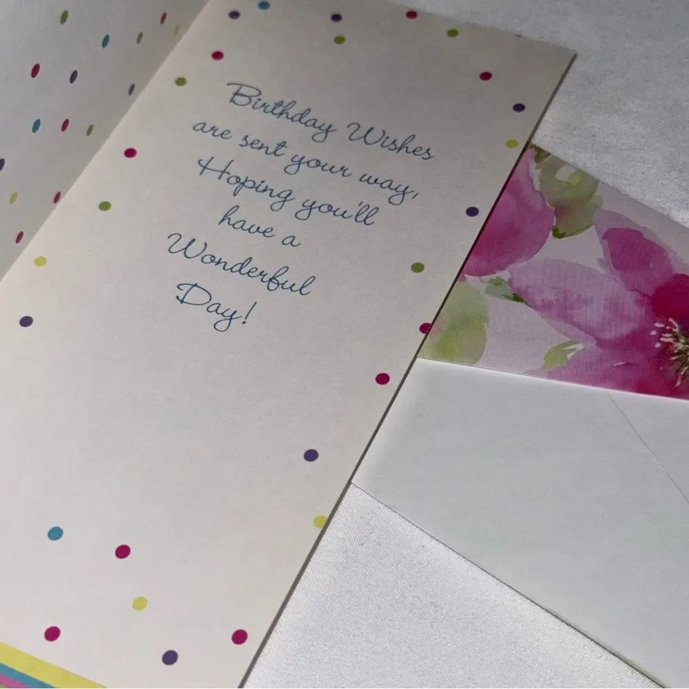 4 Assorted Greeting Card Bundle - Floral, Birthday, Holiday & Animal Designs